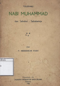 Image of Tolerasi Nabi Muhammad dan Sahabat-Sahabatnya