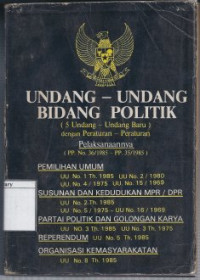 Image of Himpunan Undang-Undang Bidang Politik