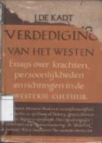 Image of Verdediging van het Westen: een bundel Essays