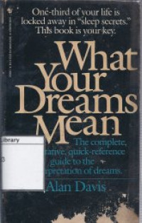 Image of What Your Dreams Mean: The Complete, Authoritative, Quick-Reference Guide to the Interpretation of Dreams