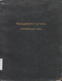 Image of Wṛhaspati-Tattwa : an Old Javanese Philosophical Text
