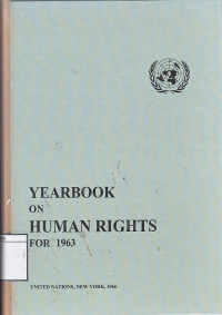Image of Yearbook on Human Rights for 1963