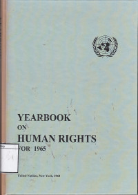 Image of Yearbook on Human Rights for 1965