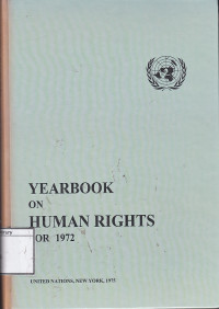 Image of Yearbook on Human Rights for 1972