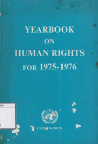 Image of Yearbook on Human Rights for 1975-1976