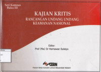 Image of Kajian Kritis Rancangan Undang-Undang Keamanan Nasional