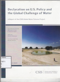 Image of Declaration on U.S. Policy and the Global Challenge of Water