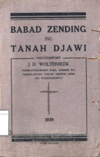 Image of Babad Zending Ing Tanah Djawi