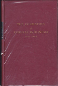 Image of The Formation of Federal Indonesia 1945-1949