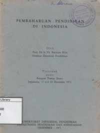 Image of Pembaharuan Pendidikan di Indonesia
