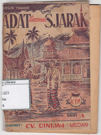 Image of Adat bersendi sjarak