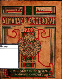 Image of Almanak Pergoeroean Tahoen 1942