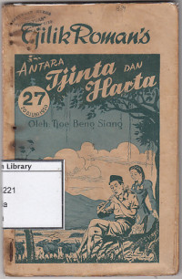 Image of Tjilik Roman's : Antara Tjinta Dan Harta