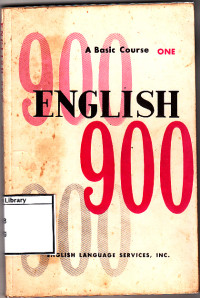 Image of English 900: book one