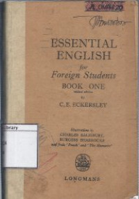 Image of Essential English for Foreign Students, Book One