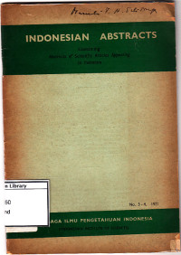 Image of Indonesian abstract no.3-4