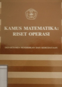 Image of Kamus Matematika: Riset operasi