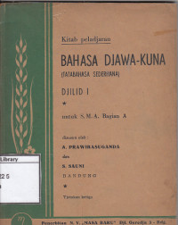 Image of Kitab peladjaran bahasa Djawa-Kuna (Tatabahasa Sederhana)