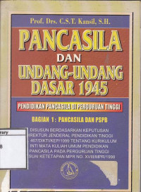 Image of Pancasila dan Undang-Undang Dasar 1945
