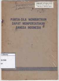 Image of Pantja-Sila Membuktikan Dapat Mempersatukan Bangsa Indonesia