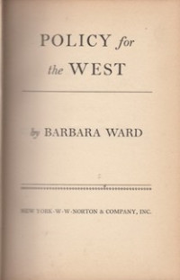 Image of Policy for the West