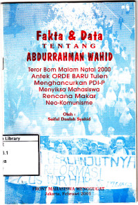 Image of Fakta & data tentang abdurrahman wahid