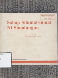 Image of Sahap Silumat-lumat Ni Simalungun