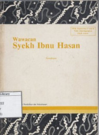 Image of Wawacan Syekh Ibnu Hasan