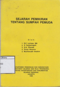 Image of Sejarah Pemikiran tentang Sumpah Pemuda