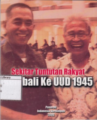 Image of Sekitar Tuntutan Rakyat Kembali ke UU 1945