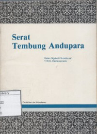 Image of Serat Tembung Andupara