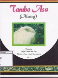 Image of Tambo Asa (Minang)