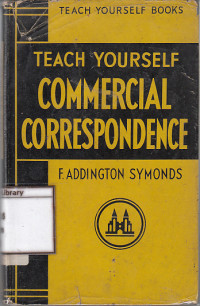 Image of Teach yourself commercial correspondence