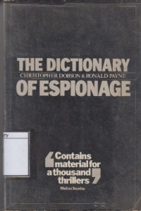Image of The Dictionary of Espionage
