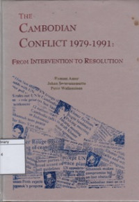 Image of The Cambodian Conflict 1979-1991: from Intervention to Resolution