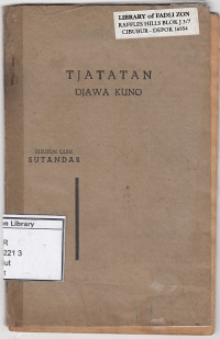 Image of Tjatatan Djawa Kuno