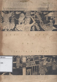 Image of Brosur Adat Istiadat dan Tjeritera Rakjat