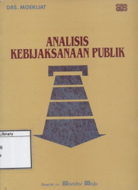 Image of Analisis Kebijaksanaan Publik