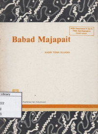 Image of Babad Majapahit