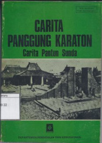 Image of Carita Panggung Karaton : Carita Pantun Sunda