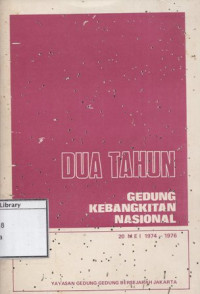 Image of Dua Tahun Gedung Kebangkitan Nasional