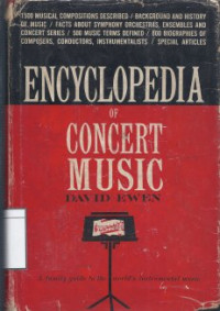 Image of Encyclopedia of Concert Music