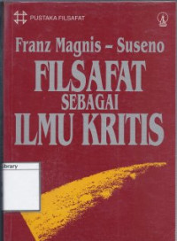 Image of Filsafat sebagai Ilmu Kritis