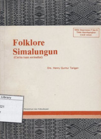 Image of Folklore Simalungun (Cerita Tuan Sormaliat)