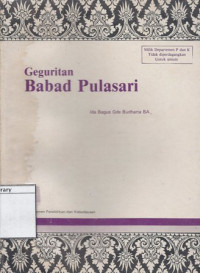 Image of Geguritan Babad Pulasari