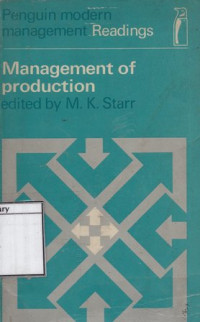 Image of Management of Production: Selected readings