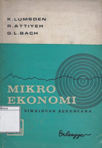 Image of Mikro Ekonomi: Buku Bimbingan Berencana