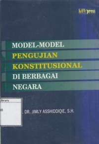 Image of Model-model Pengujian Konstitusional di Berbagai Negara