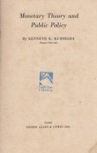Image of Monetary Theory and Public Policy