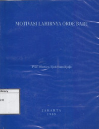 Image of Motivasi Lahirnya Orde Baru